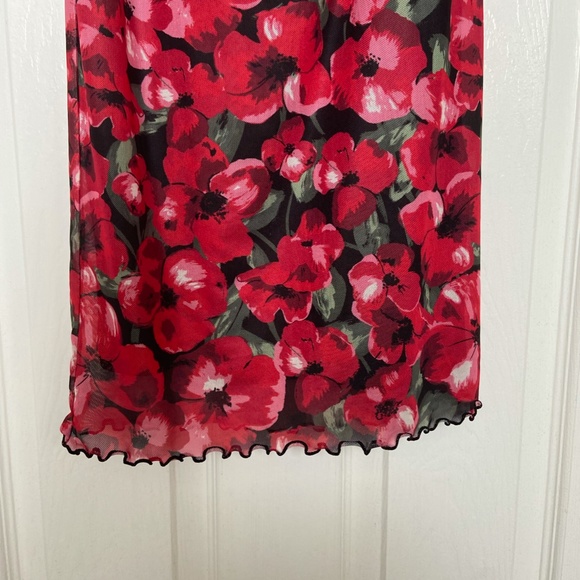 NWT Floral Red H&M Dress - Picture 5 of 10